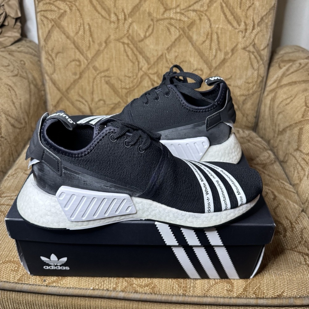 Adidas NMD R2 PK WM White Mountaineering Black BB2978 Size 9.5 New - Picture 2 of 7